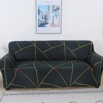 Flower Printed Elastic Sofa Cover Anti Dirty Spandex Sofa Cover Furniture Protector for Bedroom Office Living Room Home Decor 90-140 Single Seater