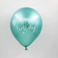 50Pcs 12inch Happy Birthday Balloon Decor Rose Gold Chrome Metallic Latex Balloons For Baby Shower Birthday Party Decorations 50pcs&12INCH žalia