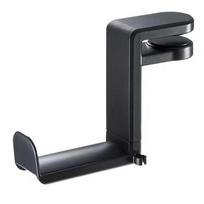 Headphone Stand Desk with 360 Degree Swivel & Cable Clip Organizer PC Gaming Headset Stand Headphone Hook for PC Desktop