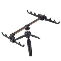 Stainless Steel Camera Tripod Adjustable Fish Rod Holder Fish Rod Support Stand for Winter Ice Fishing Tools China Mainland