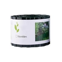 1 Roll 9M Plastic Garden Fence - Easy Install Weather-Resistant Lawn Borders Plastic Garden Lawn Edge Fence Accessories