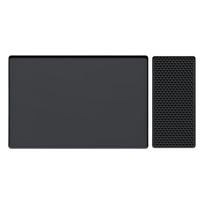 Coffee Maker Mat Countertop Mat Coffee Station Gray Coffee Bar Accessory Efficient Drainage Kitchen Organization