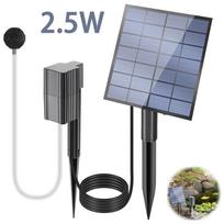 2.5W 7V Solar Small Air Pump Solar Powered Pond Aerator Pump For Outdoor Garden Solar Oxygenator Pump Aquarium Accessories China Mainland