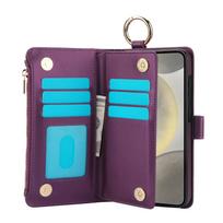 for Samsung Galaxy A55/A15/A54/A14/A73/A53/A13/A72/A52 Wallet case with Zipper Credit Card Holder RFID Blocking,Flip Folio Cover For Galaxy A51 4G