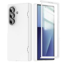 Compatible with Samsung Galaxy Z Fold 7 Case, Full Body Hard PC Shockproof Cover, Built-in Screen Protector, Slim Durable Bumper For Galaxy Z Fold 7 balta