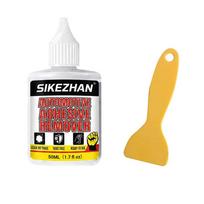 50ml Car Adhesive Remover Sticker Glue Residue Cleaner Auto Decal Eraser Safe Paint Window With Plastic Scraper Tool