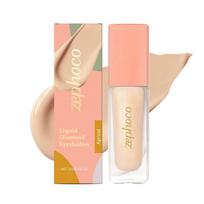 Zephoco Diamond Sparkling Eyeshadow (Apricot) Natural Pearlescent Fine Sparkle Eye Makeup For Daily Parties And Gatherings