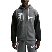 Nike Solo Swoosh x Syna Fleece Full-Zip Hoodie 'Grey' Men's IQ0533-063 L