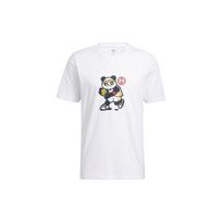 adidas Panda Tee Short-sleeved Sportswear Casual Breathable White Men's GN5147 L