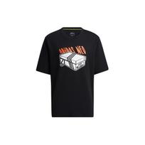 adidas neo M Brlv Tee1 Casual Sports Breathable Short Sleeve Black Men's H59447 M