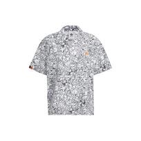 adidas originals SS22 Printing Full Print Casual Short Sleeve Shirt White Men's HR6450 L
