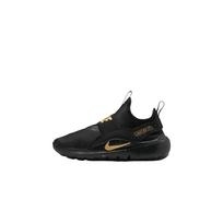 (PS) Nike Flex Runner 4 'Black Metallic Gold' Kids' IM6736-001 EU 28