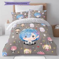 Re Zero Comfortable Softness Duvet Cover, Children Bedding Gift, Extra Large  Multiple Sizes -HE113 135x200cm