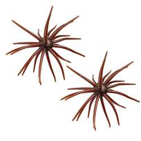 TPE Soft Bait Lure Floating Sea Urchin Design for Black Pit Fishing TPE Material Durable and Realistic ruda