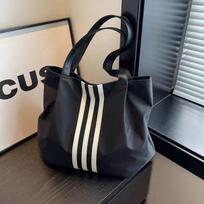 Lazy Wind Large-capacity Canvas Bag Women's New Fashi Tote Bag Student Class Commuting Tote Bag 42x35cm