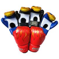 Sagitar Flame Kid's Punching Bag Gloves with Mesh and Foam Lining mėlyna