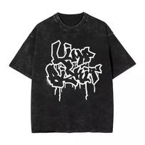 benber Rap Rock Limp Bizkit UK Europe Tour Tshirt Men Women Summer Washed Vintage Cotton Nostalgic Tee Streetwear S