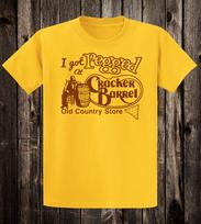 Novelty Tee T Shirt Funny Parody I Got Pegged At Cracker Barrel L