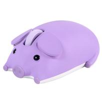 Wireless Bluetooth Mouse, 2.4GHz USB, Connects to 2 Devices, Cute Pig Design, Silent, Compact, Lightweight, Compatible with