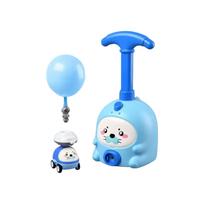 Balloon Powered Air Car Toy Set Includes 2 Air Cars 2 Balloon Holders and 50 Balloons for Kids Educational Play and Outdoor Activities mėlyna