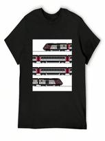 CROSS COUNTRY HST LOCOMOTIVE T-Shirt Summer 2025 Tops Graphic T Shirts Tshirts For unisex S įvairiaspalvis