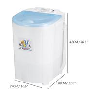 225W 3kg Products Cleaning Machine Bucket Small Washing Machine Portable Automatic Mini Washing Machine For Washing Socks Underwear Laundry