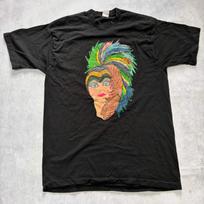 Vintage T Shirt Mens XL Black Single Stitch Graphic Print 90s USA XL