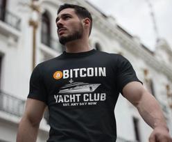 Bitcoin Crypto Currency Yacht Club Club T-shirt size S-5XL L