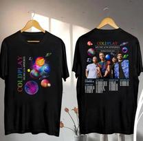 Coldplay Music Of The Spheres Tour 2026 T-shirt size S-5XL XXL