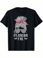 Dirt Track Go Kart Racing Race Mom Girlfriend Girl Grandma T-Shirt S
