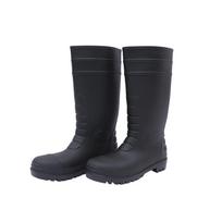 High-Top Steel Toe & Sole Rain Boots: Anti-Smash, Anti-Pierce, Slip-Resistant, and Wear-Resistant for Men's Construction Site Safety. 40