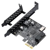 YBBOTT USB 3.2 GEN1 5Gbps Type-E (Key A) + USB3.0 19-pin Front Panel Expansion Board, Compatible with XPWIN7WIN8VistaWIN10WIN11 32-bit64-bitLinux