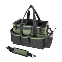 Wear-Resistant Cleaning Caddy Organizer Cleaning Tools Storage Bag  Car Cleaning rožinė