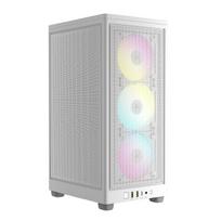 CORSAIR iCUE 2000D RGB AIRFLOW Mini-ITX Airflow PC Case [White] Mini-ITX Form Factor - Steel Mesh Panel Small PC Case [Includes 3 CORSAIR AF120 RGB