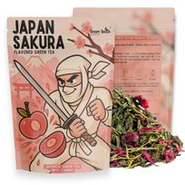 Herbata Zielona Japońska Japan Sakura 50 G Wiśnia Sencha Shizuoka Naturalna