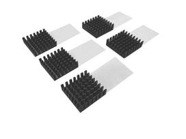 QNAP M.2 SSD Module Heatsink 15x15mm Black (5-pack)