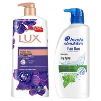 Lux Fragrance Shower Gel & Head & Shoulders Shampoo Bundle