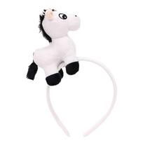 Pony Plush Hair Hoop Cartoon 2026 New Year Headband Children Gifts New Year Headpiece  Adult