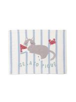 [Gelato Pique] [KIDS] Smoothie Seaside Cat Jacquard Blanket PKGG262540 Kids BLU F