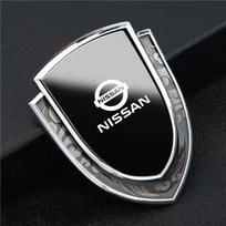 Car Body Trunk Fender Shield Decoration Sticker Metal For Nissan murano Navara Qashqai x-trail Patrol NV200 Frontier Accessories