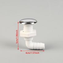 Hot Tub Air Jet Air Nozzle Chrome-plated Surface Non-metallic White Base Massage Bathtub Spa Accessories balta