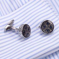 GLO-STORY Men's French Cufflinks