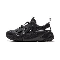 Li Ning Cat Paw Casual Versatile Breathable Height Increasing Creek Shoes Men Shoes Dark-Night-Black AGCV121-1 39.5