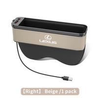 Lexus F Sport ES200 ES260 ES300 RX300 LS500h GS300 IS300 CT200h LX570 GX Car USB Charging Multifunction Seat Crevice Storage Box