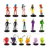 Miraculous Biedronka I Czarny Kot Figurka Niespodzianka Zabawka 7Cm Mix