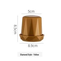 Electroplated Dice Cup Set with Shaker and Base - High-Grade Creative Desktop Ornament for Bar & KTV.
