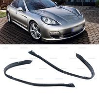 Automobilio priekinio žibinto guminė sandarinimo juostelė Porsche Panamera 2010 2011 2012 2013 apdailai, priekinio žibinto dekoratyvinės juostelės dangtelis Left