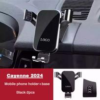 For Porsche Cayenne Macan Panamera 718 911 car Special Mobile Phone Holder Fixed Stand Special Stand Base interior modification