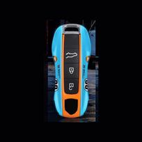 #20 for Gulf Memorial Version for Porsche Macan Cayenne 718 Paramera 911 Modified Car Key Case Cover Fob Keychain Accessories