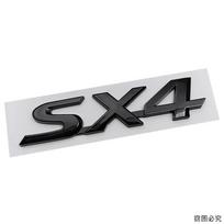 ABS Automobilio kėbulo sparno šoninis emblema galinės bagažinės lipdukas SUZUKI SX4 logotipui Auto uodegos raidės ženkleliai išorės aksesuarai juoda